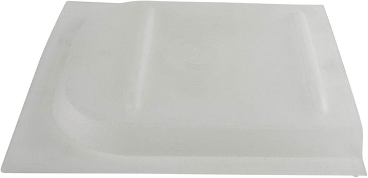 Lippert Motorhome Entry Screen Door Bubble Slider Panel with Frosted Finish, Durable Plastic, Easy Installation, No Assembly Required - 234101, White