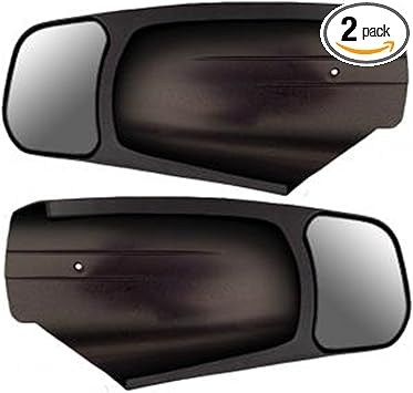 CIPA 10950 Chevrolet/GMC Custom Towing Mirror - Pair, Black