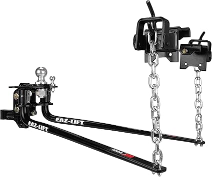 EAZ LIFT Camco Eaz-Lift Elite 1200lb Weight Distribution Hitch with Height Adjustable Forged Shank (48059)