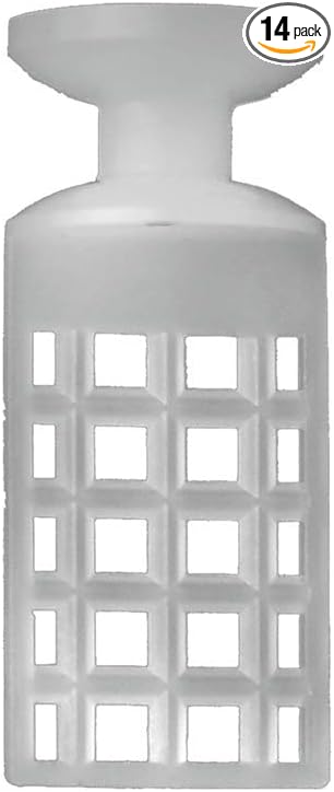 RV Designer A107, Window Covering Hardware, Sew in Carrier, Large #6, 14 Per Pack