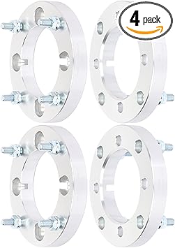 SCITOO 4 pcs 4LUG 1 inch Wheel Spacers Adapters 4x137 to 4x156 with 12x1.5 Studs 110CB Compatible with for Bayou 300 1985-2004 for Maverick 1000R 2013-2017