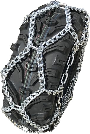 TireChain.com Compatible with Honda TRX420FA1 Rancher Automatic DCT 4x4 24x10-11 Rear ATV Tire Chains