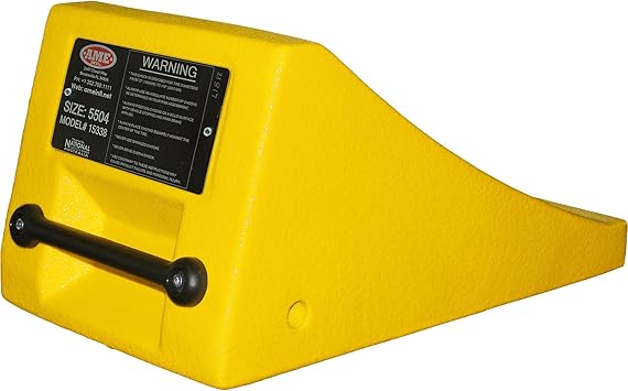 AME INTL 15338 Wheel Chock, Size 5504 for Tire Size DiAME INTLter: