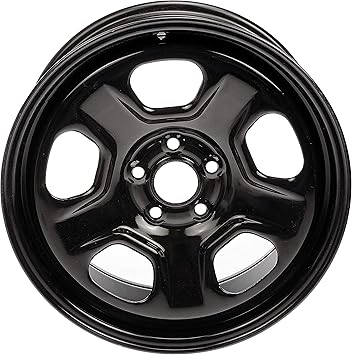 Dorman 939-192 18 x 8 In. Steel Wheel Compatible with Select Ford Models, Black