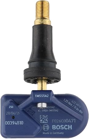 Bosch QF0471 Rubber Valve Universal Tire Pressure Monitoring System Sensor (TPMS) / 315MHz/433MHz- (Must be Programmed Prior to Install)