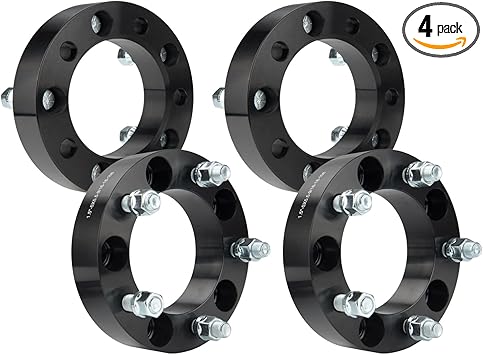 KAX 5x5.5 Wheel Spacers,Forged 1.5 inch 5 Lug Centric Wheel Spacer with 9/16