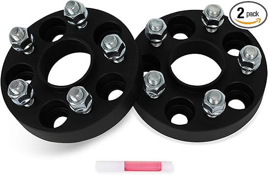 SCITOO 2Pcs 1 inch Wheel Spacers 5x100 to 5x100 with Studs 12x1.25 Bore 56.1mm Compatible with for Subaru Impreza 1993-2022,for Subaru Crosstrek 2016-2022