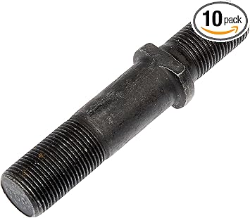 Dorman 610-0469.10 1-14, 15/16-12 Double Ended Stud 1 in. - Knurl, 4.95 in. Length, 10 Pack