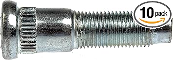 Dorman 610-162 Front 1/2-20 Serrated Wheel Stud - .620 In. Knurl, 2-1/16 In. Length Compatible with Select Ford / Lincoln / Mercury Models, 10 Pack