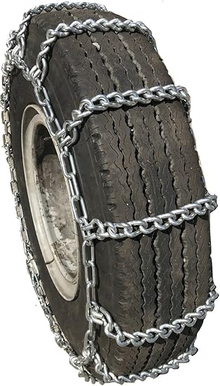 TireChain.com 295/75R22.5, 295/75 22.5 Extra Heavy Duty Mud Tire Chains Set of 2