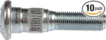 1/2-20 Serrated Wheel Stud - .651 In. Knurl, 2-11/32 In. Length