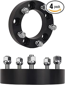 Torchbeam 5x5.5 Wheel Spacers 1.5 inch, Lug Centric Wheel Spacer with 1/2