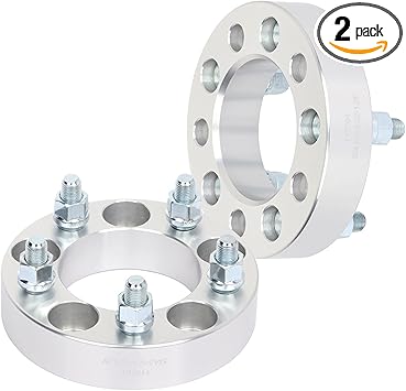 SCITOO 2 pcs 5LUG 1.25 inch Wheel Spacers Adapters 5x4.5 with 1/2