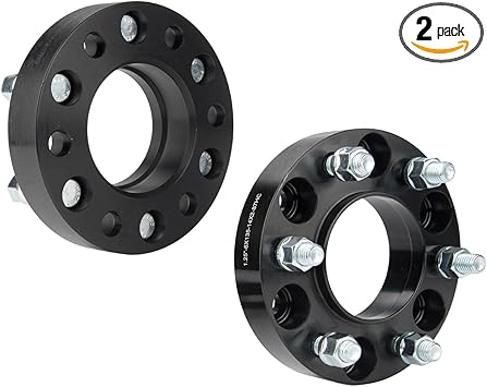 KAX 6x135 Wheel Spacers,Forged 1.25 inch 6 Lug Hub Centric Wheel Spacers with M14x2 Studs 87mm Hub Bore,fit for F-150,Expedition,Navigator,Mark LT,2pcs