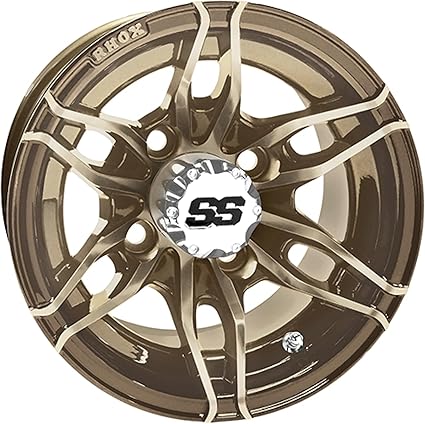 Red Hawk TIR-RX376-BZ Wheel RHOX RX376, Bronze, 10x7 ET-25 Golf Carts