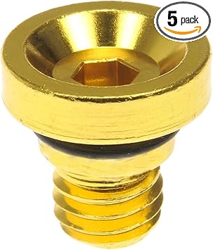 Dorman 712-X95K5 Wheel Nut Cap, Gold Aluminum, 5 Pack