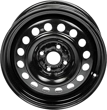 Dorman 939-252 15 x 6 In. Steel Wheel Compatible with Select Mazda Models, Black