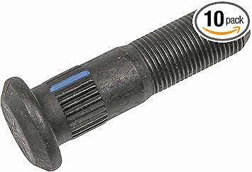 Dorman 610-0174.10 3/4 in.- 16 Serrated Stud- 0.813 in. Knurl, 3.375 in. Length, 10 Pack Universal Fit