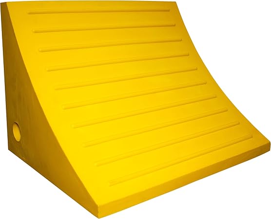 Esco - 12593 Pro Series Wheel Chock for Dump Trucks, Loaders, Construction Equipment and Tractors