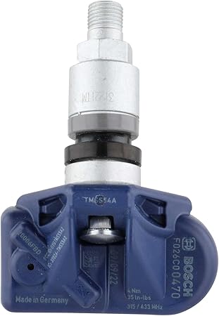 Bosch QF0470 Metal Valve Universal Tire Pressure Monitoring System Sensor (TPMS) / 315MHz/433MHz- (Must be Programmed Prior to Install)