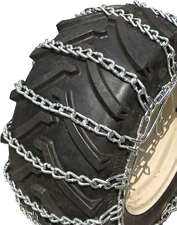 TireChain.com 8x15, 25x8.5x14, 27x8.50x15 Heavy Duty Tractor Tire Chains. Priced per Pair. Fits 4 Ply Tires only.