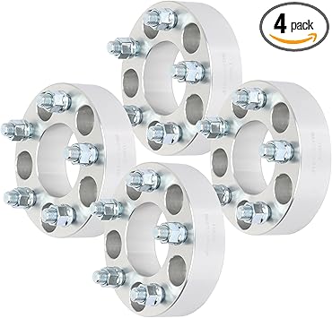 SCITOO 4 pcs 5LUG 1.5 inch Wheel Spacers Adapters 5x4.5 with 14x1.5 Studs 71.5CB Compatible with for Challenger 2009-2019 for Magnum 2005-2008 Wheel spacers