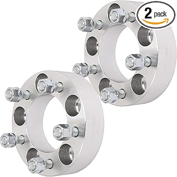 SCITOO 2X 1.5 5 Lug 5x114.3mm to 5x114.3mm Wheel Spacers 5x4.5 to 5x4.5 Compatible with for Wrangler MJ for Grand Marquis for Town Car Aviator MKX Wheel spacers