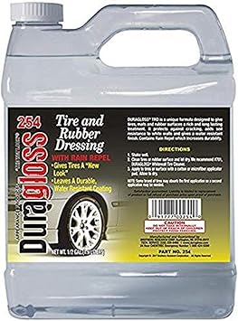 Duragloss 254 Automotive Tire and Mat Dressing - 0.5 Gallon , GRAY