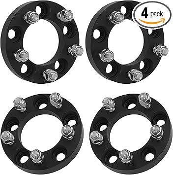 Torchbeam 5x4.5 Wheel Spacers 1 inch, Lug Centric Wheel Spacer with 1/2