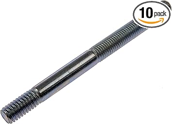 Dorman 675-113 Double Ended Stud - 5/16-18 x 5/8 In. and 5/16-24 x 1-7/8 In., 10 Pack Universal Fit