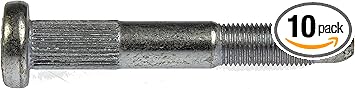 Dorman 610-436 Rear M14-1.50 Serrated Wheel Stud - 16.06mm Knurl, 103.96mm Length Compatible with Select Chevrolet / GMC Models, 10 Pack