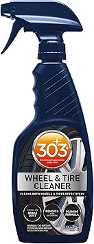 303 Products Wheel and Tire Cleaner, 15.5 fl. oz. (Pack of 1) | Foaming Formula | Cleans Both Wheels and Tires Effectively, Tough on Brake Dust, Removes Tire Browning | 30596CSR