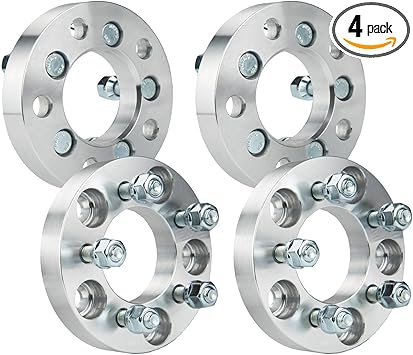 KAX 5x114.3 to 5x100 Wheel Adapters,Forged 1 inch Lug Centric Wheel Adapters (Changes Bolt Pattern) with M12x1.5 Studs 73.1mm Hub Bore,fit for Ranger,S2000,Grand Voyager,Voyager,Prowler,Vision,4pcs