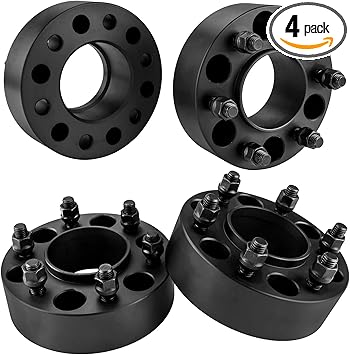 KAX 6x135 Wheel Spacers,Forged 2 inch 6 Lug Hub Centric Wheel Spacers with M14x2 Studs 87mm Hub Bore,fit for F-150,Expedition,Navigator,Mark LT,4pcs