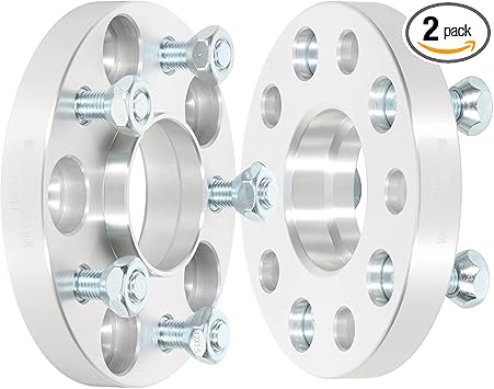 SCITOO 2 pcs 5LUG 20mm Wheel Spacers Adapters 5x4.5 with 12x1.5 Studs 64.1CB Compatible with for RSX 2002-2006 for ILX 2013-2015 for MDX 2003-2006 Wheel spacers