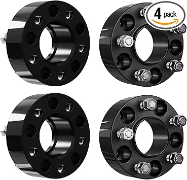 KAX 5x4.5 Wheel Spacers,Forged 2 inch 5 Lug Hub Centric Wheel Spacers with 1/2