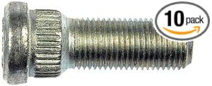 Dorman 610-085 1/2-20 Serrated Wheel Stud - .641 In. Knurl, 1-9/16 In. Length Compatible with Select Ford / Mercury Models, 10 Pack