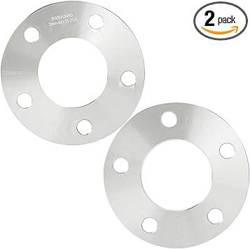 KAX 5x115 Slip-On Wheel Spacers,Forged 3mm Lug Centric Wheel Spacers with 71.5mm Hub Bore,fit for Equinox,Impala,Charger,Malibu,300,Challenger,Cruze,Lesabre,Terrain,Grand Prix,2pcs