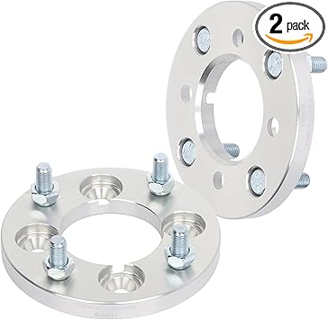 SCITOO 2 pcs 4LUG 15mm Wheel Spacers Adapters 4x100 to 4x4.5 with 12x1.5 Studs 71CB Compatible with for Charger 1984-1986 for Cobalt 2009-2010 for G5 2007-2010 Wheel spacers adapters