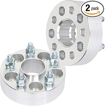 SCITOO 2 pcs 5LUG 1.5 inch Wheel Spacers Adapters 5x100 with 12x1.25 Studs 56.1CB Compatible with for 1990-2009 for Legacy 2000-2014 for Outbac Wheel spacers