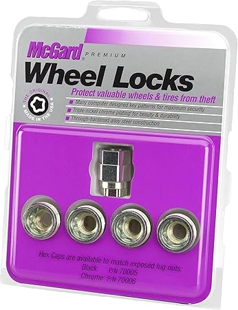 McGard 24019 Cone Seat - Under Hub Cap Wheel Locks (M14 x 1.5 Thread Size) - Set of 4