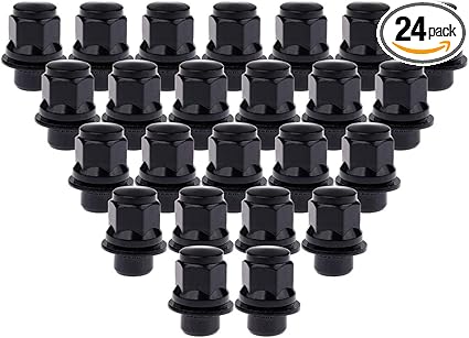 SCITOO M12x1.5 Lug Nuts 24PCS Closed Wheel Lug Nuts For Toyota Avalon 1997-2016,For Toyota Camry 1997-2016,For Toyota Celica 1997-2005,For Toyota Corolla 2001-2016,For Toyota FJ Cruiser 2007-2014