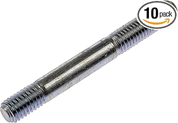 Dorman 675-338 Double Ended Stud - M8-1.25 x 24mm and M8-1.25 x 10mm, 10 Pack Universal Fit