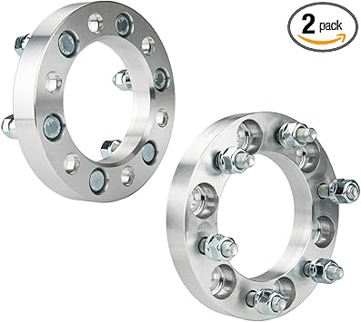 Torchbeam 2Pcs 6x5.5 Wheel Spacers 6x139.7, M12x1.5 Wheel Stud, 1