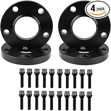 5X120mm Wheel Spacers, 15mm Wheel Adpaters with Hub Centric,72.56mm Center Bore M12x1.5 Studs Adapters Fits for 325i Z3 330i 335i 330Ci 528i 325Ci 325xi 525i 328xi X1 Z4 330xi,4pcs