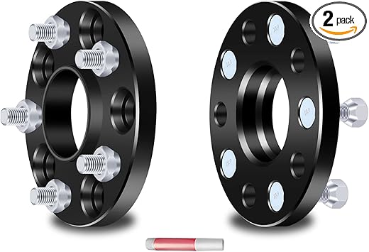 SCITOO 2X 5 Lug 5x114.3mm Wheel Spacers 5x4.5 to 5x4.5 12x1.5 64.1mm 15mm Compatible with for TL for TLX for TSX for Accord Crosstour Wheel spacers