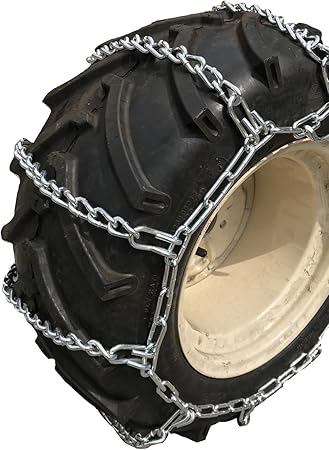 TireChain.com 20x10x8, 20x10x10 Heavy Duty Tractor Tire Chains Set of 2