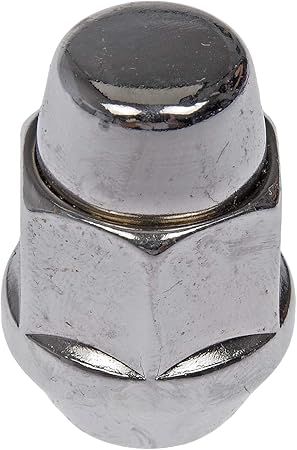 Dorman 711-305 Wheel Nut Chrome Acorn Bulge Seat M12-1.50 Compatible with Select Models, 4 Pack