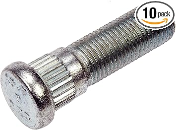 Dorman 610-325 Rear M14-1.50 Serrated Wheel Stud - 15.88mm Knurl, 49mm Length Compatible with Select Chevrolet / GMC Models, 10 Pack