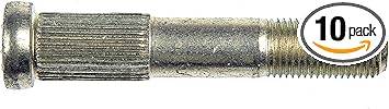 Dorman 610-144 Rear 1/2-20 Serrated Wheel Stud - .561 In. Knurl, 2-7/8 In. Length Compatible with Select Chevrolet / GMC Models, 10 Pack